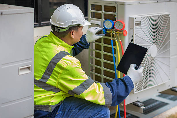 Professional Hvac technician working in Ross, OH